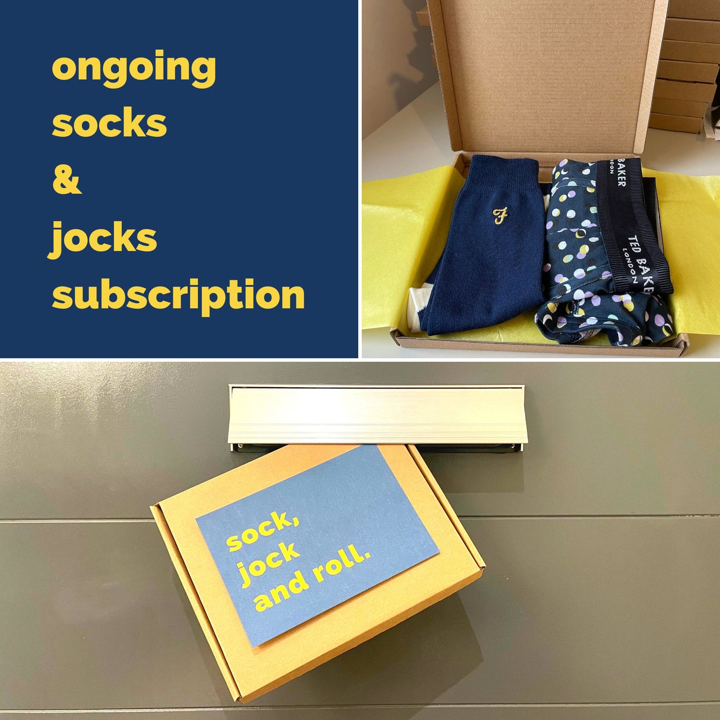 Letterbox Jox Socks & Boxers Subscription Box - Ongoing Subscription